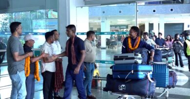 स्कटल्यान्डबाट फर्कियो नेपाली क्रिकेट टोली